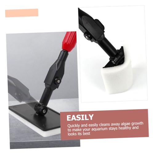 Toddmomy 1set Fish Tank Cleaning Tool Scraper Brush Handle -Skid Grip Gravel Rake for Aquarium Maintenance Easy to Use Fish Tank Accessories