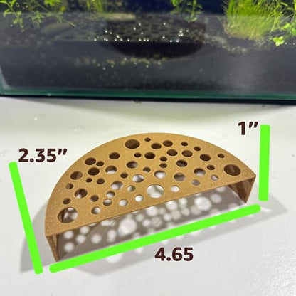 Shrimp Breeding Protector, Shrimp Hide Tunnel, Black | Aquarium tunnel creates a sheltered breeding cave for dwarf, cherry and baby shrimp while helping protect young shrimp. - color: Black