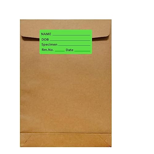 Pathology Labels,2x1 Inches Permanent Paper Label,Medical Healthcare Labels,500 Pcs Per Roll