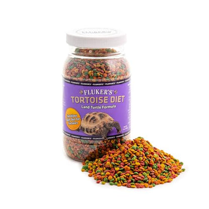 Fluker's Premium Tortoise Diet Small Pellet Food, 7 oz - size: 7 Ounce (Pack of 1)