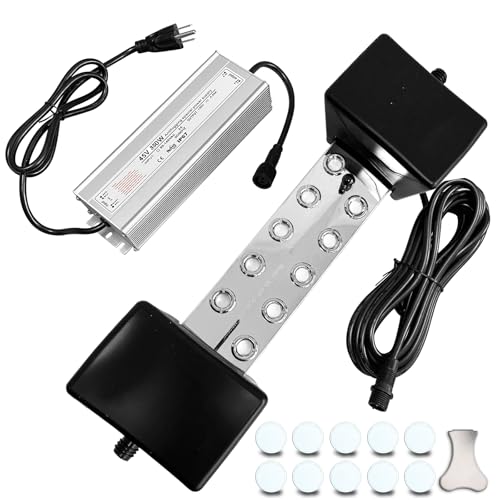Ultrasonic Fogger 10 Head Ultrasonic Mist Maker,7000ml/H 350W | 10 Head Ultrasonic Fogger Mist Maker,10 Head Ultrasonic Mist Maker fogger Ultrasonic Mister Fogger Fogger Ultrasonic Fogger - color: 10 Head Ultrasonic Fogger