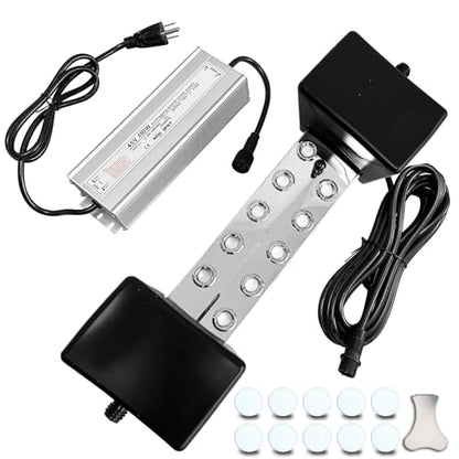 Ultrasonic Fogger 10 Head Ultrasonic Mist Maker,7000ml/H 350W | 10 Head Ultrasonic Fogger Mist Maker,10 Head Ultrasonic Mist Maker fogger Ultrasonic Mister Fogger Fogger Ultrasonic Fogger - color: 10 Head Ultrasonic Fogger