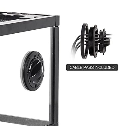 REPTI ZOO 67 Gallon Reptile Large Terrarium Newly Upgraded All Glass 48" x 18" x 18" Double Hinge Door with Top Ventilation Reptile Terrarium(Knock-Down) - color: Reptile Terrarium - Double Hinge Door