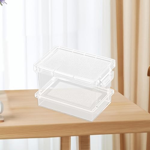 Reptile Feeding Box Storage Box,Portable,Easy to Clean,Reptile Feeder Cage for Cricke Raising Mealworms