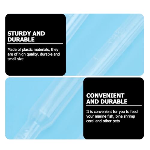 10Pcs Fish Feeding Tubes Plastic Syringe Brine Shrimp Feeders 3Ml Manual Liquid Feeders for Aquarium Coral and Peacock Fish Pet Supplies