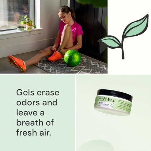 Fresh Wave Original Odor Eliminator Gel 3-Pk 7 oz - Air Freshener for Home | Plant-based essential oils. Lasts 15-30 days per jar. No plug-in needed. Pet-safe, closet and bathroom deoderizer. - size: 7 Fl Oz (Pack of 3)