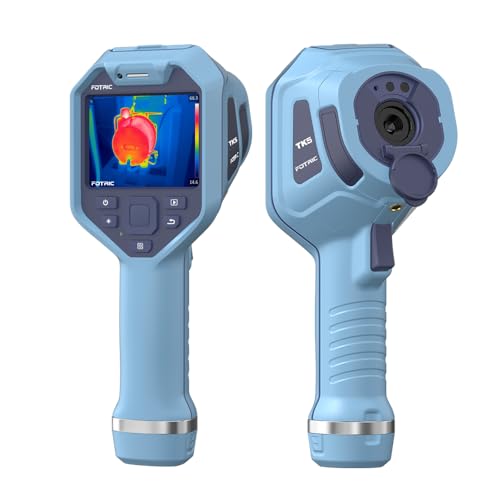 TK5 Thermal Imager, 320 x 240 True IR Resolution, 49° x 37° FOV, 5MP Visual Camera, Professional Thermal Camera for Building, Electrical, HVAC, Home Inspections, -4°F to 842°F, 3.5” Touchscreen