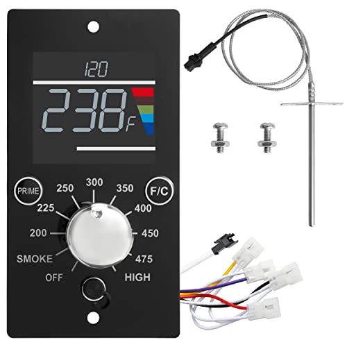 DELSbbq Digital Control Board Kit for Pit Boss Table Top Pellet Grill | Digital Thermostat Controller with LED Read-Out, Replace for Pitboss Mahogany 150PPS Tabletop Wood Pellet Grill - size: For Pit Boss Table Top Pellet