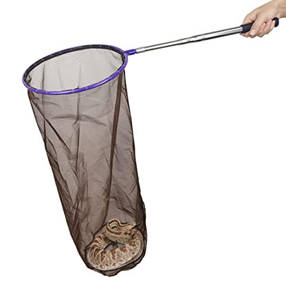 Yorikyas Snake Catcher Net Telescopic Pole | for Reptile Grabber Rattle Snake Moving and Catching