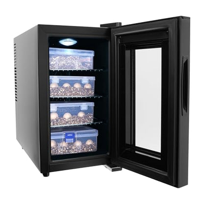 Reptile Egg Incubator, 23L Scientific Lab Cabinet Digital Incubators Cooling and Heating 10-40°C Temperature Control for Small Reptiles