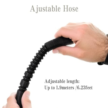 Extension Tube/Hose for COOSPIDER 380B and 500B Reptile Fogger, Accessories of Reptile Humidifier with Hose, Suction Cup, 2 in 1 Joint, Reptile Mister Parts for Reptiles Amphibians and Terrarium