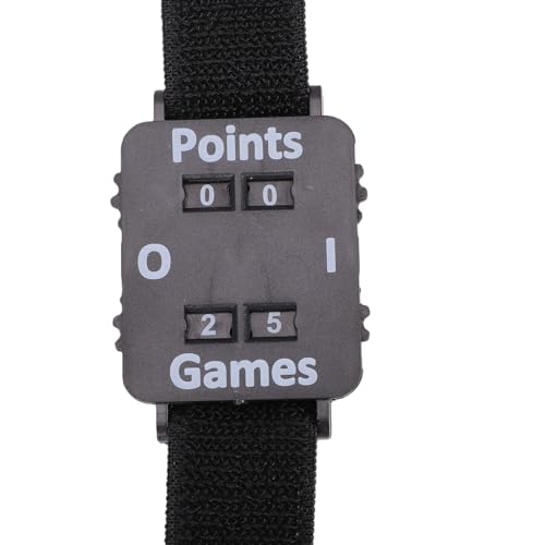 Score Counter Watch, Sports Score Keeper Wristband Manual Paddle Tracker with Adjustable Elastic Band for Cricket Tennis Table Tennis