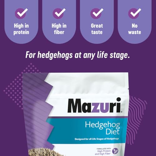Mazuri | Nutritionally Complete Hedgehog Food | 8 Ounce (8 oz) Bag - size: 8 Ounce (Pack of 1)