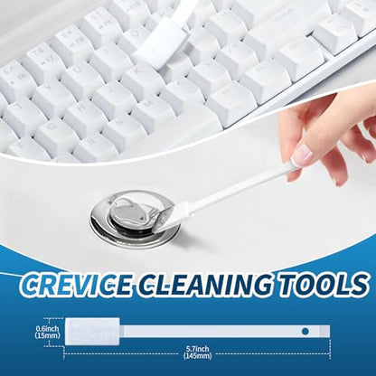 Alyimage® 42 Pcs Disposable Crevice Cleaning Brush Set for Small Spaces, Toilet Bowl, Window Groove, Vent Fan, Door Track, Keyboard