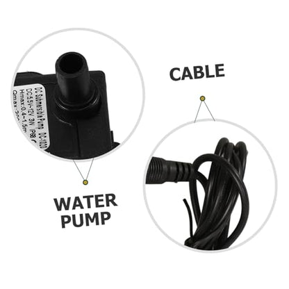 Small Fountain Pumps Submersible Water Pump Replacement for Cat Water Fountain