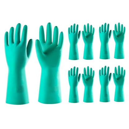 ThxToms 5 Pairs 15mil Nitrile Chemical Resistant Gloves,Latex Rubber Free,XL - color: Pack of 5, size: X-Large