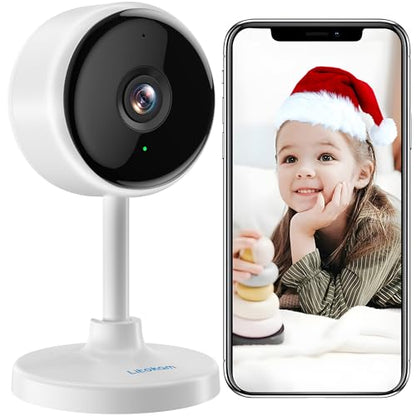 litokam Indoor Cameras for Home Security with Night Vision, Pet Cam with Phone App, Indoor Security Camera, Motion Detection, 2-Way Audio, WiFi Camara Home Cams 1080P - size: 1080P
