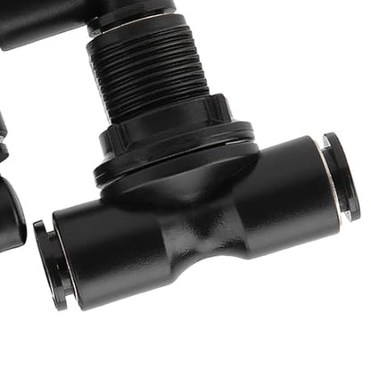 DAN&DRE Reptile Mist Sprinkler Adjustable Black 360 Degree Atomization Design for Rainforest Tank Pet Cooling System Nozzle Replaceable