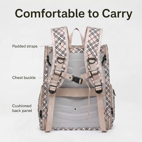 Cat Backpack Carrier for Small Dogs and Medium cat Puppy Kitten Bunny Pet Carrier Backpack Collapsible with Fully Ventilated Mesh with Safety Leash (Khaki, 12.9" L x 10.62" W x 15.5" H - M) - color: Khaki, size: Medium