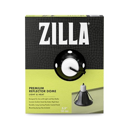 Zilla Premium Reflector Domes 5.5 Inches,Black - size: 5.5 Inch (Pack of 1)