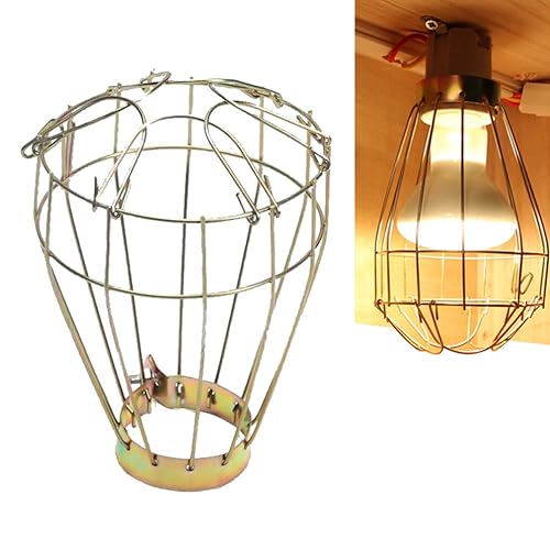 Ceramic Heat Emitter Bulb Guard Scalding Reptile Heat Lamp Cover Reptile Heat Lamp Mesh Cover