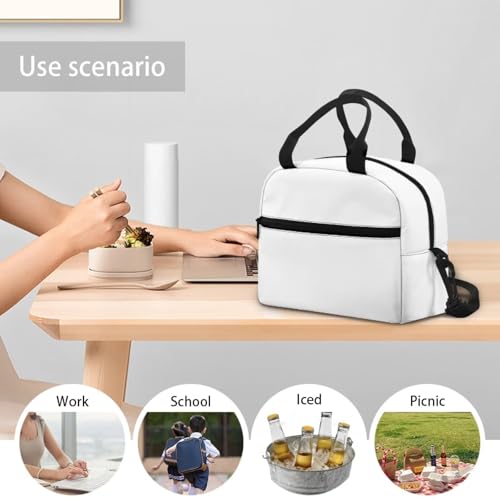 Custom Lunch Bag for Kids Girl Boys Personalized Insulated Lunch Box Reusable Lunch Cooler Bags Custom Photo/DIY Pictures/Name Logo Lunch Tote Handbag Meal Organizer Work - color: Custom