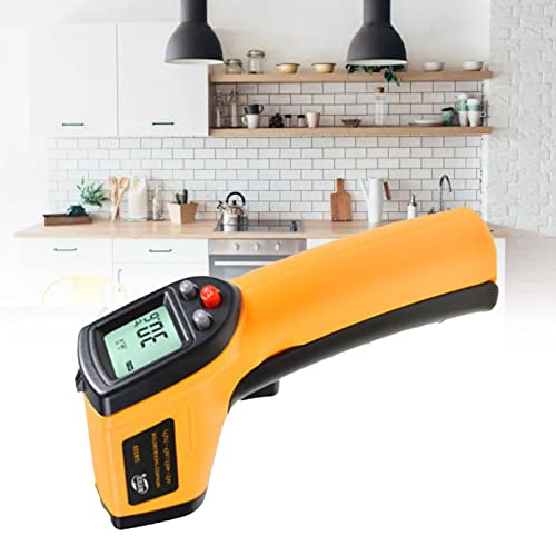 Tyenaza Temperature Measuring Gun, Non Contact Laser Positioning High Accuracy Handheld Infrared Thermometer for Cooking, Pizza Oven