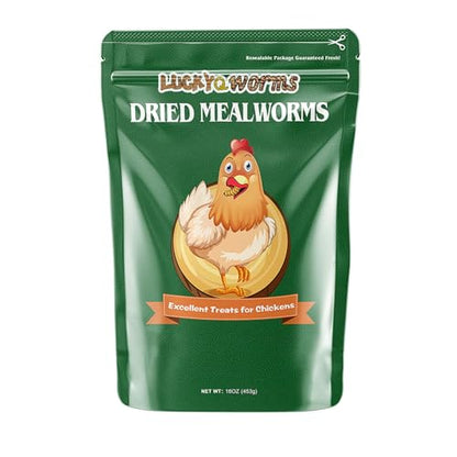 1lbs Dried Mealworms for Chickens Duck High Protein Birds Treat | Worms Raised on a Clean Natural Diet, Hand Inspected Animal Feed Snacks for Turtles, Fish, Hamsters, Hedgehogs, Reptiles - size: 1 Pound (Pack of 1), style: Mealworms