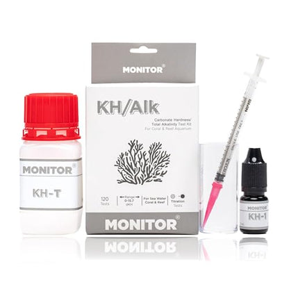 Monitor Calcium/Magnesium, Alkalinity Test KIT for Coral & Reef_Combo Set