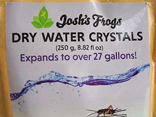 Josh's Frogs Dry Water Crystals (250 g, 8.82 fl. oz.) - size: 8.82 Ounce (Pack of 1)