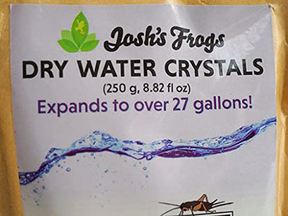 Josh's Frogs Dry Water Crystals (250 g, 8.82 fl. oz.) - size: 8.82 Ounce (Pack of 1)