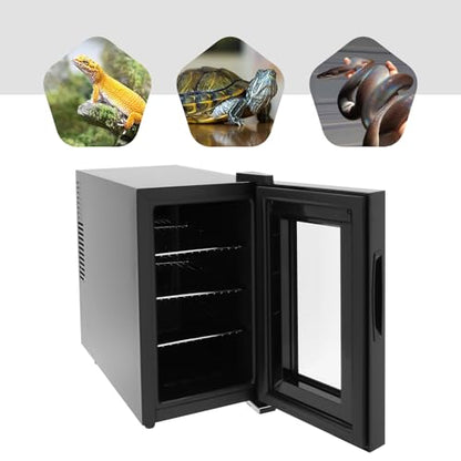 23L Reptile Egg Incubator,10-40°C Scientific Lab Incubator Digital Incubator, 110V Reptile Egg Breeding Hatchery Work with LED Digital Display for Snakes Wall Lizard and Turtles