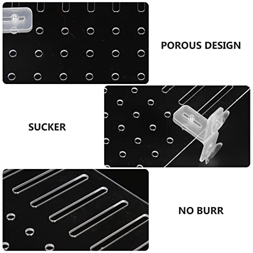 Mipcase Fish Tank Divider Fish Tank Separator with Suction Cup Acrylic Aquarium Divider for Aquarium Tank