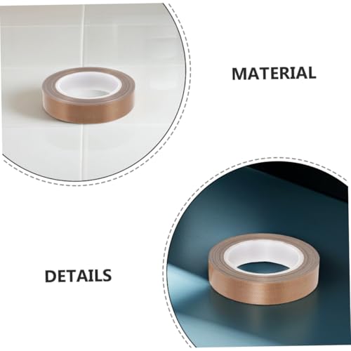ibasenice PTFE Tape for Vacuum Sealer High Temperature Heat Insulation Sealing Tape 10mm X 10m X 0.13mm Wear-Resistant Replacement for Hand Sealers