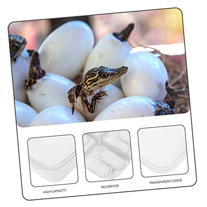 1pack Reptile Egg Incubator for Hatching Gecko Lizard and Design for Easy Visibility and Professional Breeding Box
