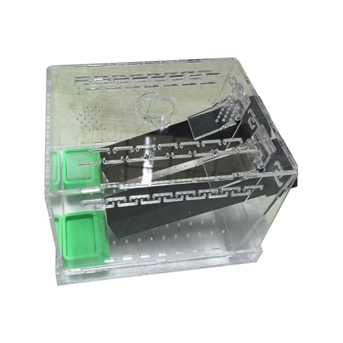 Crickets Breeding Box Equipped with Food Water Basins and Absorbent Cotton Breeding Case