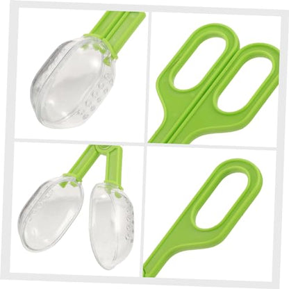 Happyyami Outdoor Multi-Functional Poop Cleaning Clamp Scoop Aquarium Grabber Tool for Reptile Feeding Safe Design for Quick Waste Cleanup and Efficient Catching