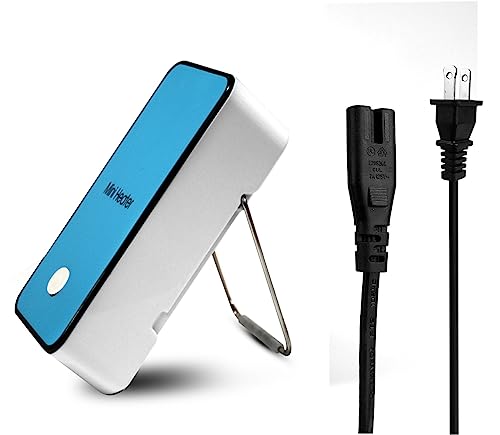 Safety Energy-saving Heater Mini Portable Electric Fan Heaters Air Warmer | for Room Office Desktop Blue - color: Blue