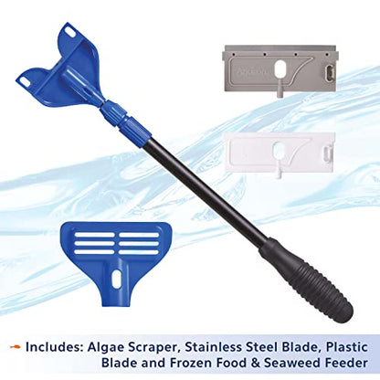 Aqueon ProScraper 3.0™ Adjustable Aquarium Algae Scraper (Pack of 2) - size: No Size (Pack of 2), style: Adjustable Scraper
