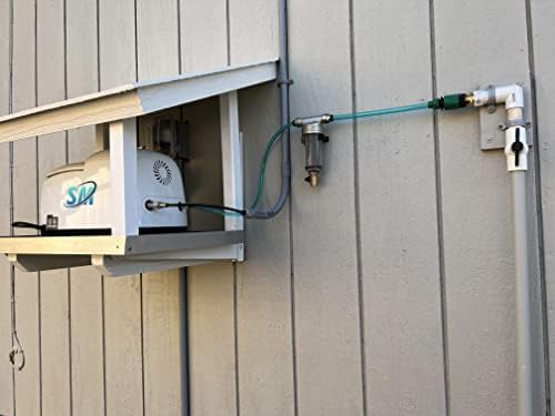 App Controlled High Pressure Misting Mister System Kit 1000 PSI Stainless Steel Tubing DIY Patio Greenhouse (100' w/ 50-008" Nozzles for Very Hot Dry Climates, Stainless Steel) - style: 100' w/ 50- 008" Nozzles For Very Hot Dry Climates
