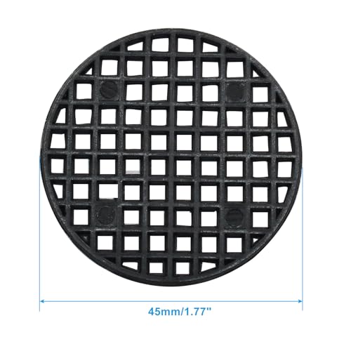 Plant Pot Mesh Hole Covers Pads, 45mm,100 Pcs | Round, Plastic Bottom Grid Mat, Bonsai Drainage Screen - color: 100 Pcs
