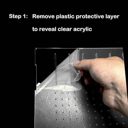 Acrylic Aquarium Divider Kit 5.5/10 / 20L / 20H / 29 / 40B / 55/75 / 125gal Fish Tank with Suction Cups - size: 40gal Breeder Aqueon
