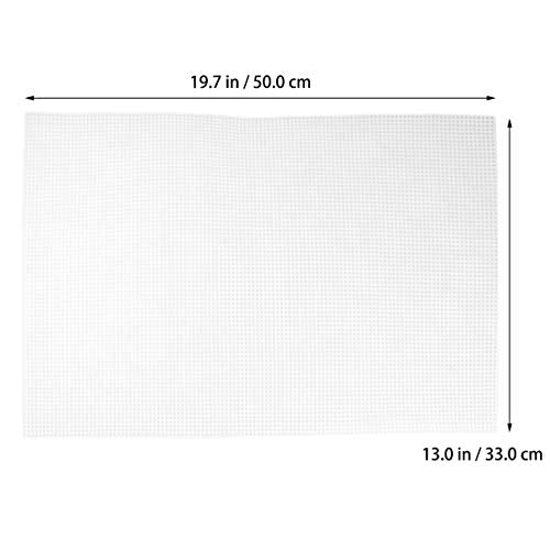 5PCS Plastic Fish Plastic Canvas Aquarium décor Tank dividers Black mesh Grid Reptile Terrarium Fish Tank Divider 5 Gallon frag Rack Betta Crawl White Crafts