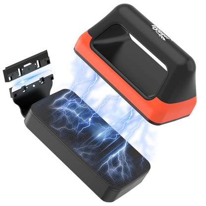 hygger Fish Tank Magnetic Glass Cleaner Two Detachable Algae Scraper for Aquarium Fish Tank，Floating Scrubber Brush Glass Algae Magnet Cleaning Tool for Large Aquariums Tank - size: L