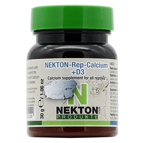 Nekton Rep-Calcium Plus D3 Reptile Supplement 30g, (1.06oz) - size: 1 Ounce (Pack of 1)