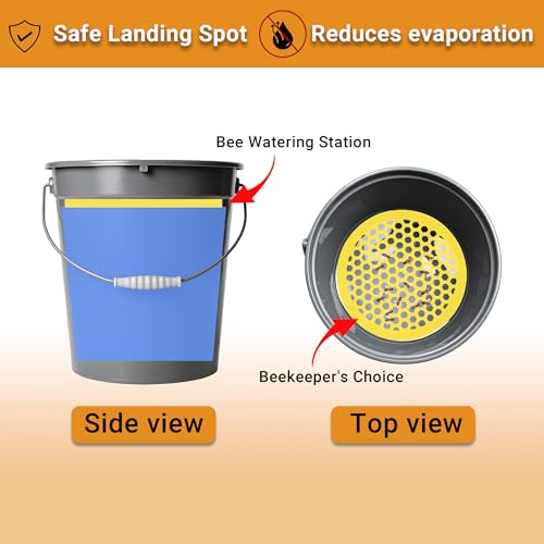 Bifeaw 4 Packs Bee Watering Station for Garden - 7.87 inch Pollinator Watering Station - Butterfly Feeder