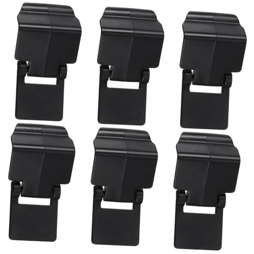 ORFOFE 6Pcs Reptile Feeding Tank Buckle Latch Durable Escape Lock for Turtle Terrarium Lightweight and Reliable Buckle for Secure Enclosure Setup for Amphibians