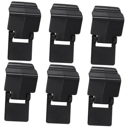 ORFOFE 6Pcs Reptile Feeding Tank Buckle Latch Durable Escape Lock for Turtle Terrarium Lightweight and Reliable Buckle for Secure Enclosure Setup for Amphibians