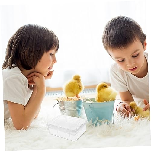 2PCS Reptile Egg Hatchery Box 16-Hole Incubator for Snakes and Lizards Professional Breeding Container for Reptile Eggs Sturdy Plastic Hatching Tray