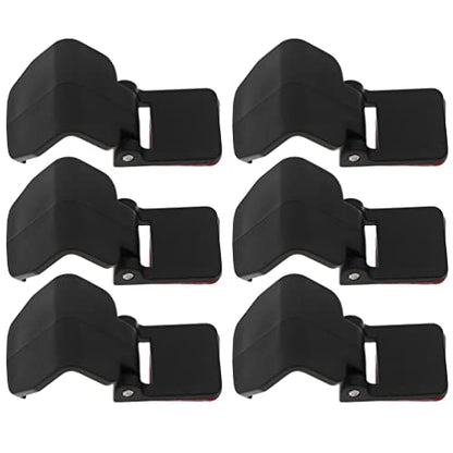 6pcs Terrarium Screen Clips - Escape Reptile Tank Latch Plastic Terrarium Buckle Reptile Tank Accessories for Aquariums Glass Tanks